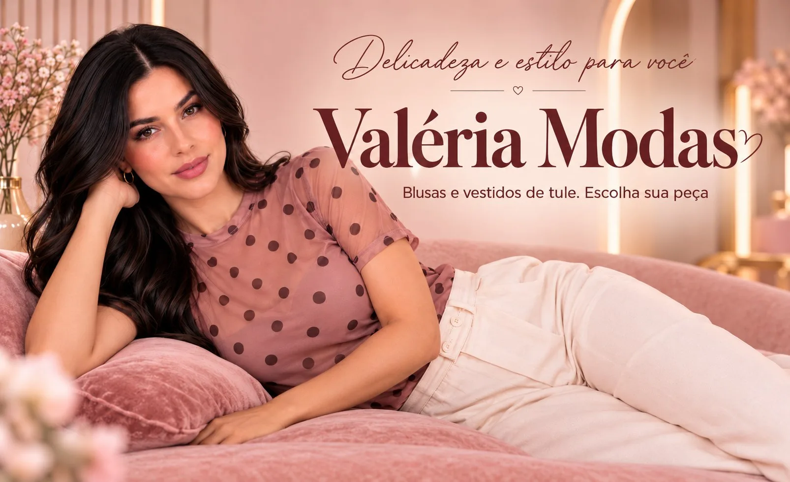 Valéria Modas - Blusas e vestidos de tule. Escolha sua peça e peça direto pelo WhatsApp.